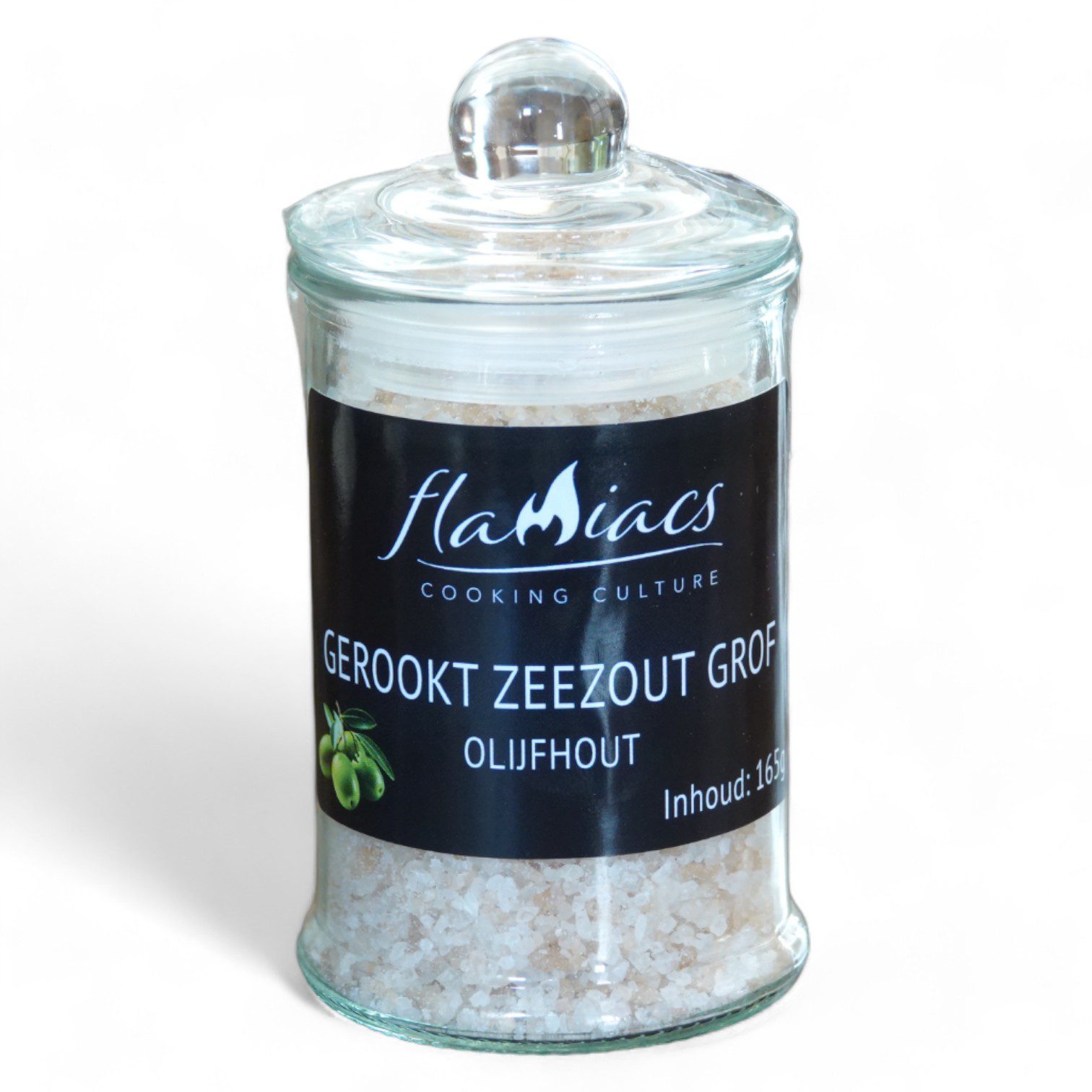 Gerookt Zeezout Olijfhout Gerookt Zeezout Olijfhout