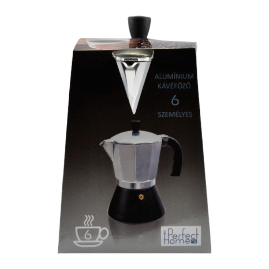 Perfect Home Koffie Moka Alu Zwart 6-verpakking