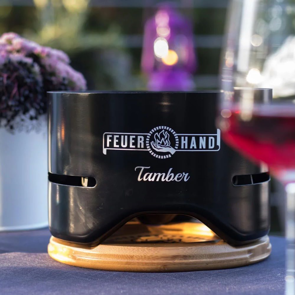 Feuerhand Tamber Tafelgrill Zwart_10 Feuerhand TAMBER Tafelgrill Mat Zwart