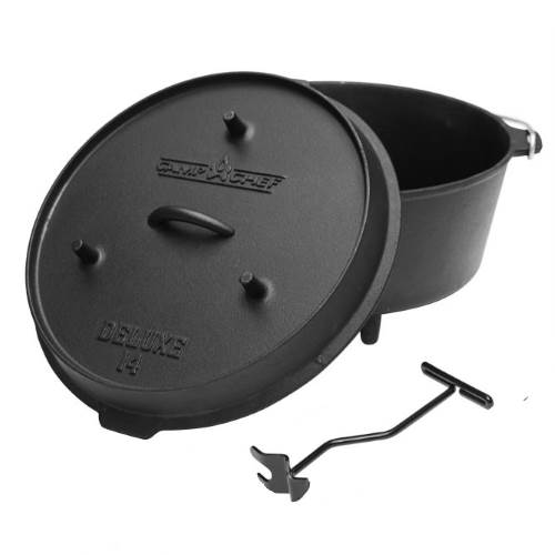 Camp-Chef-Deluxe-Dutch-Oven-DO-14_500 CampChef deLuxe met deksellifter