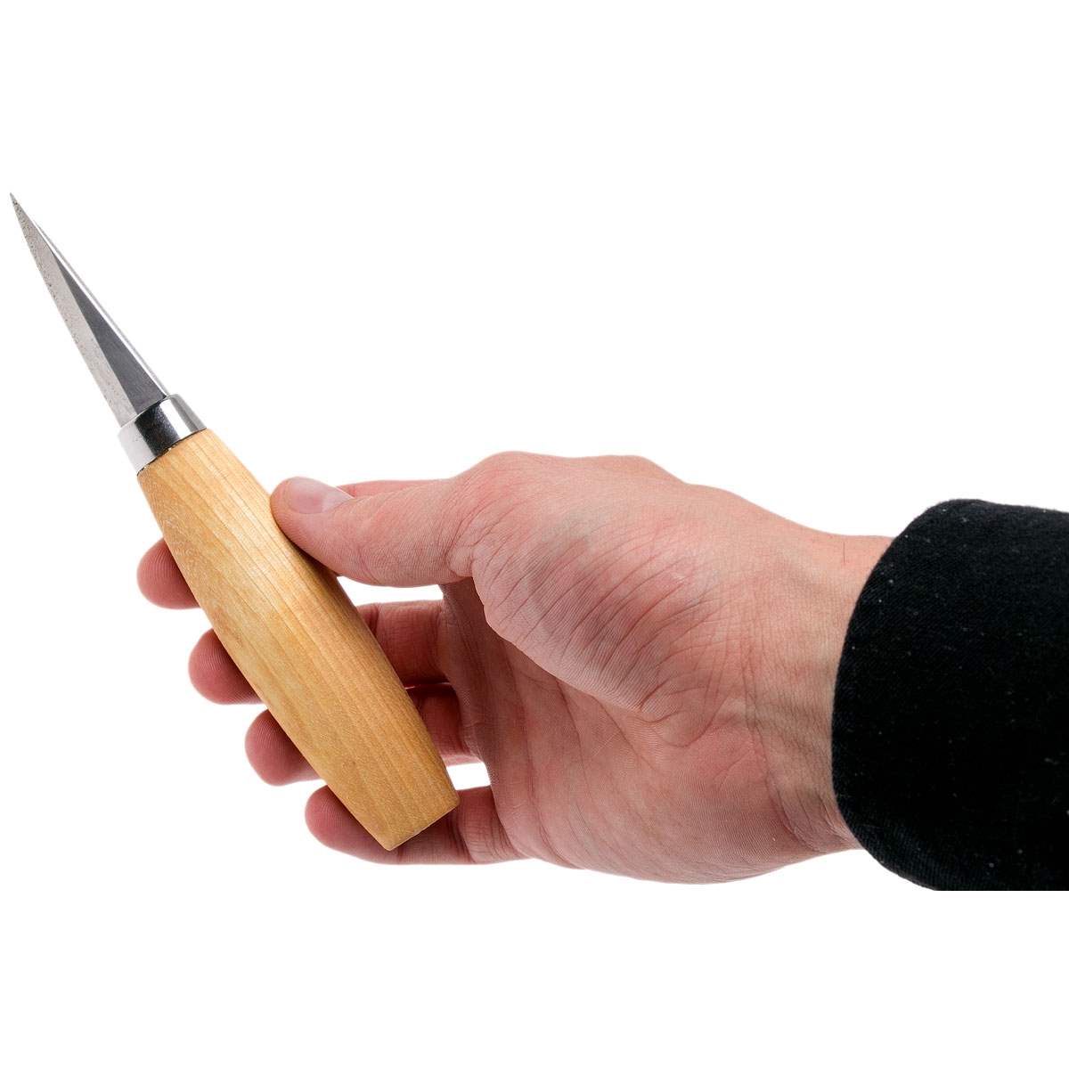 Morakniv Wood Carving 120 Clampack (5) Morakniv Wood Carving 120 klassiek houtsnijmes