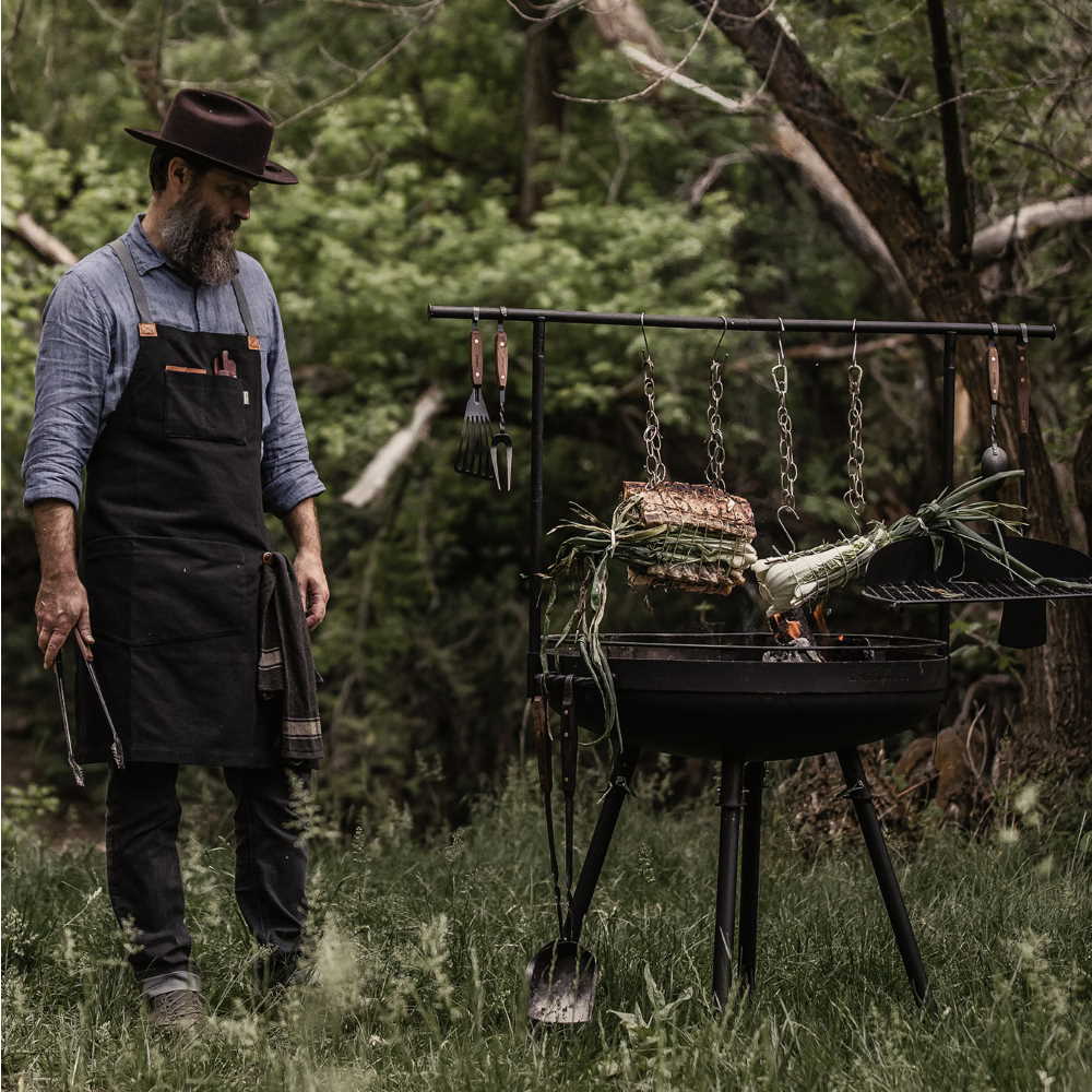 Barebones Cowboy Fire Pit Grill 30_12 BAREBONES Cowboy Fire Pit Grill XL