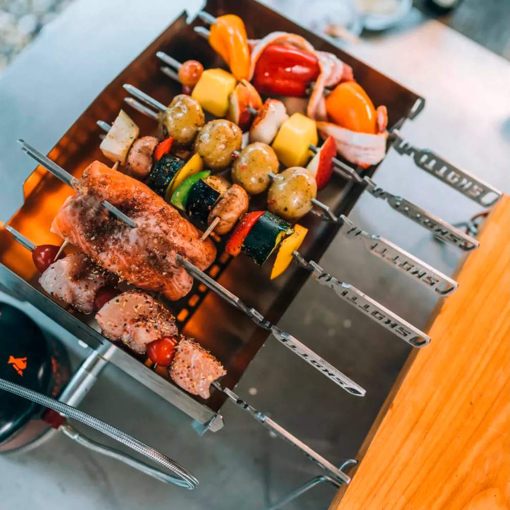 SKOTTI Grill Spiezen RVS