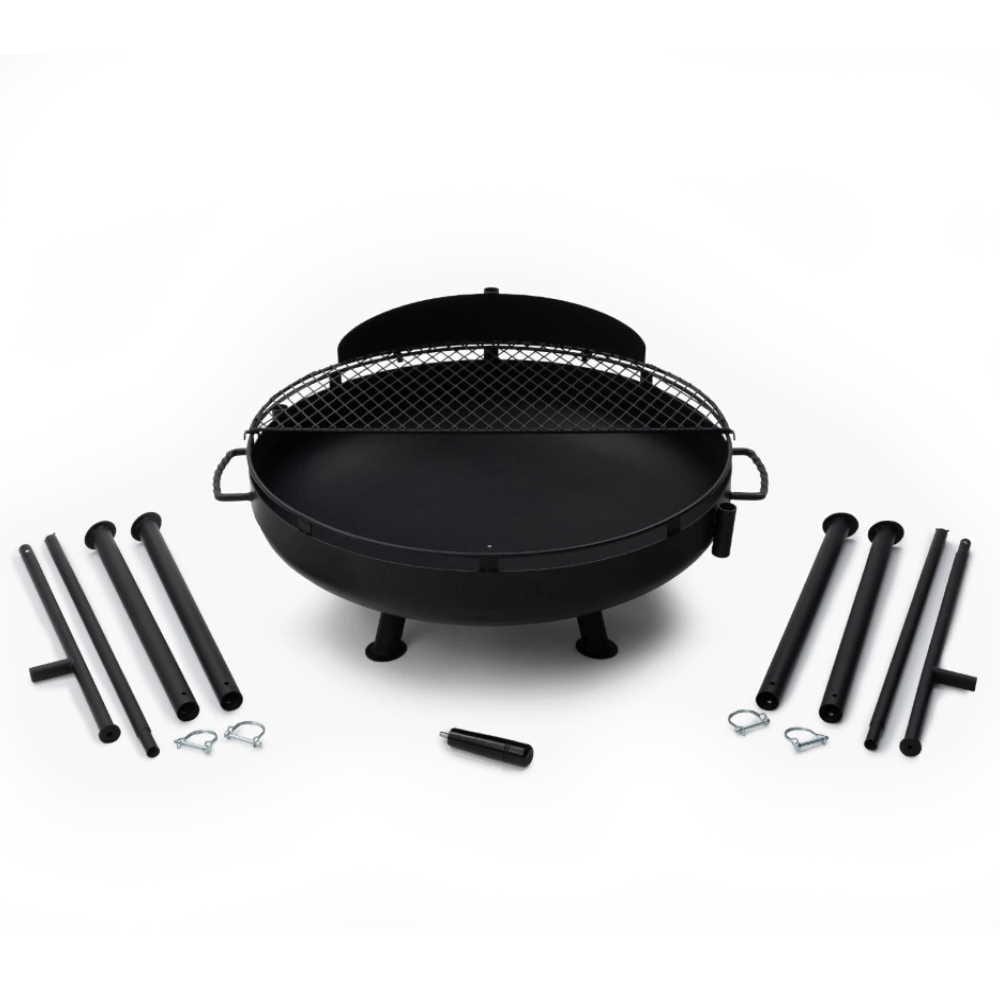 Barebones Cowboy Fire Pit Grill 30_9 BAREBONES Cowboy Fire Pit Grill XL