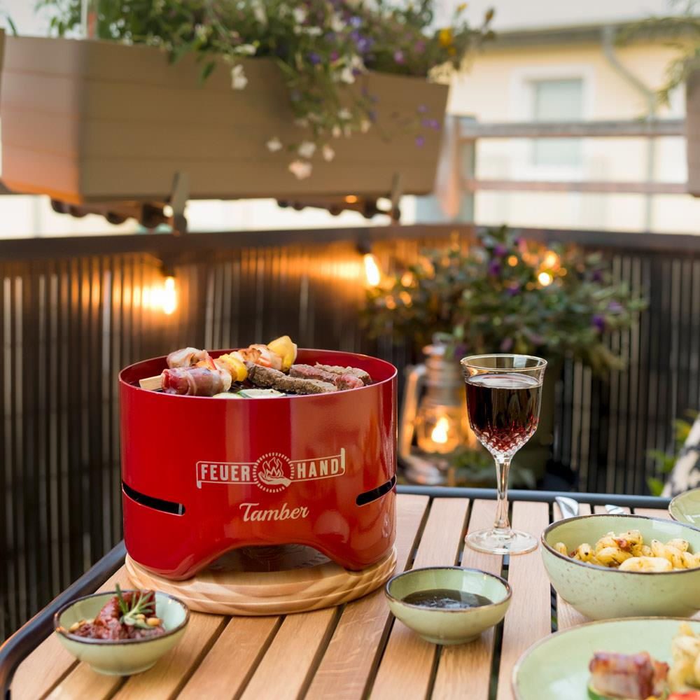 Feuerhand TAMBER Tafelgrill Robijnrood