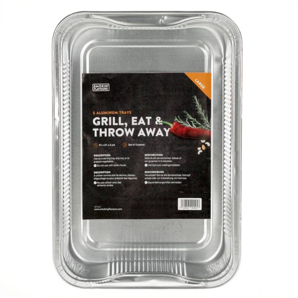 SF544 SMOKIN' FLAVOURS Aluminium Wegwerp Bakken Groot