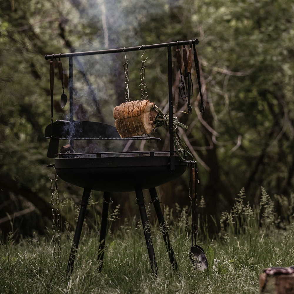 BAREBONES Cowboy Fire Pit Grill XL