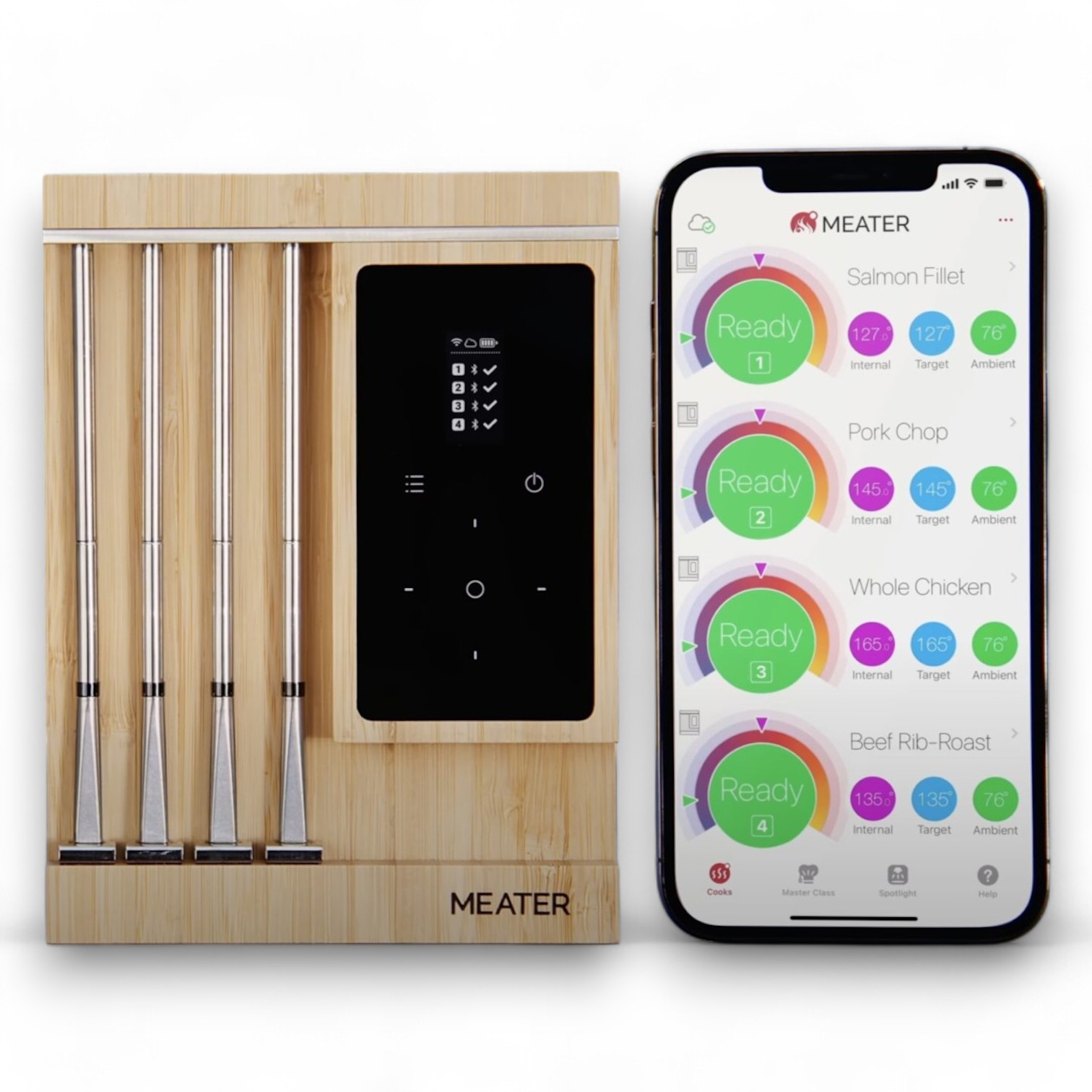 MEATER® PRO XL 4x Thermometer + WiFi Basisstation