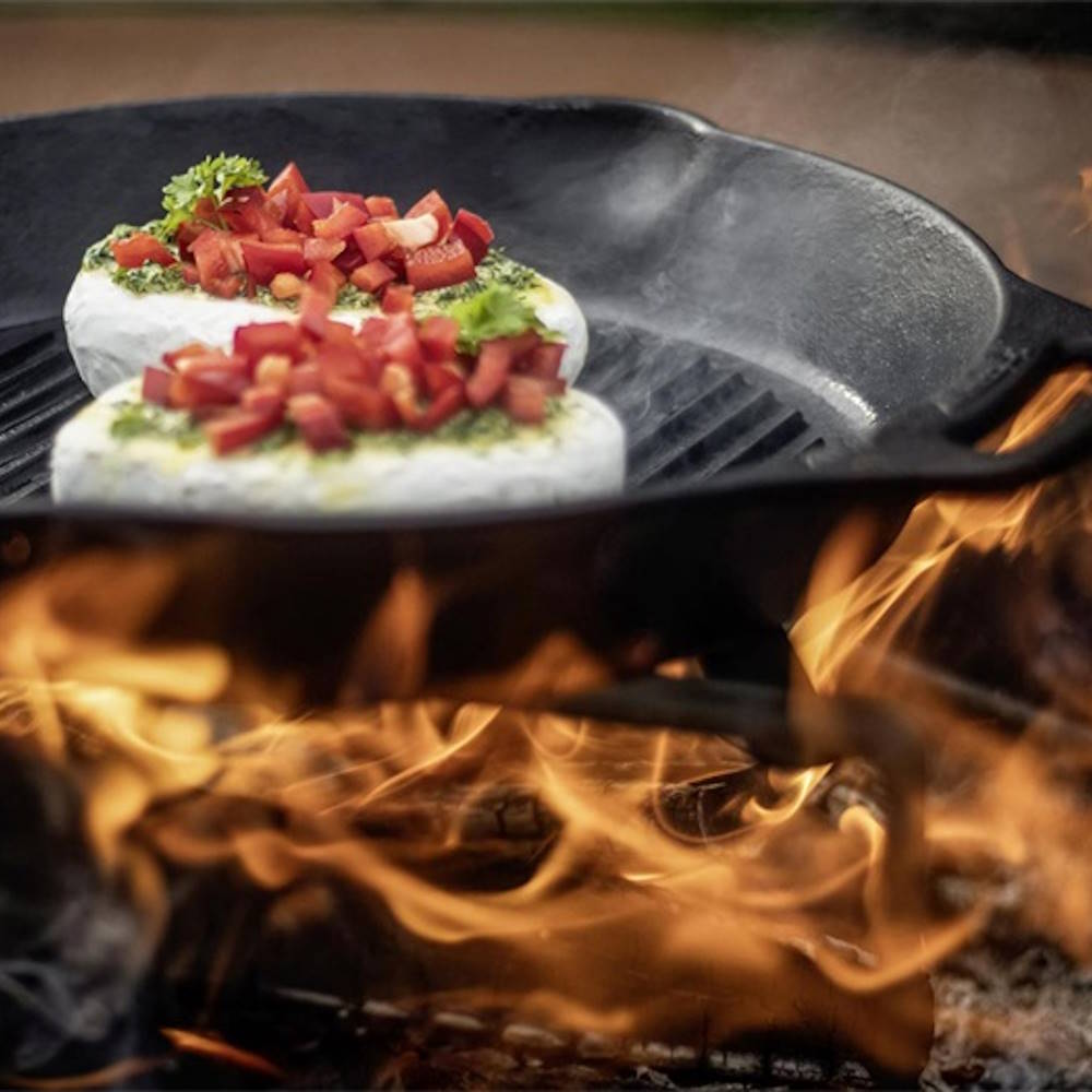 Petromax Gietijzeren Grill Skillet 2 handvatten 30cm_SF4 Petromax Gietijzeren GP30HT Grill Skillet 2 handvatten 30cm