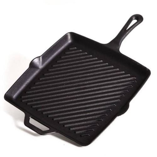 Camp Chef Skillet vierkant geribbeld 2 Camp Chef Gietijzeren Pan Rechthoekig Geribbeld