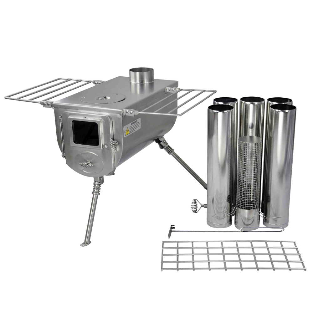 Winnerwell® Woodlander Double View Large Kook & Camping Stove